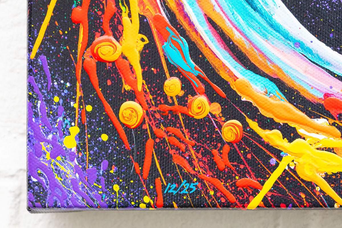 Bright Eyes Blue - Edition by artist Michael Summers - Wyecliffe Galleries