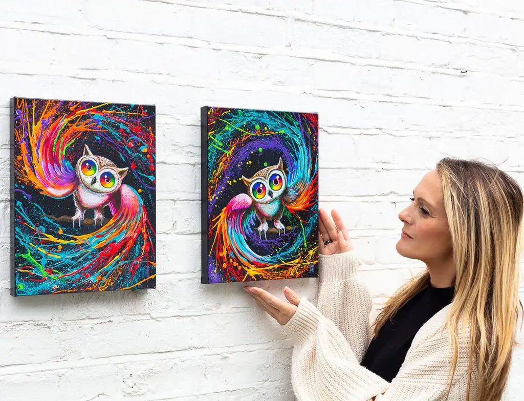 Bright Eyes Blue - Edition by artist Michael Summers - Wyecliffe Galleries