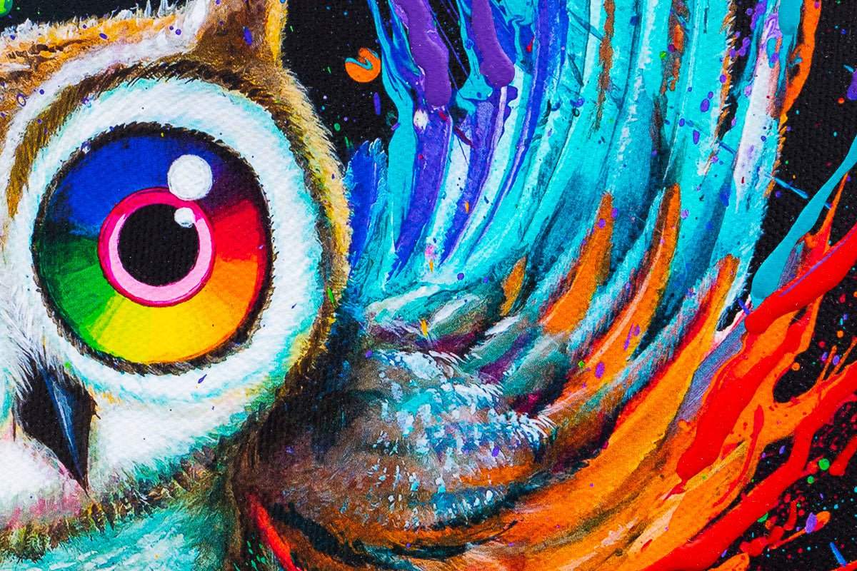 Bright Eyes Blue - Edition by artist Michael Summers - Wyecliffe Galleries
