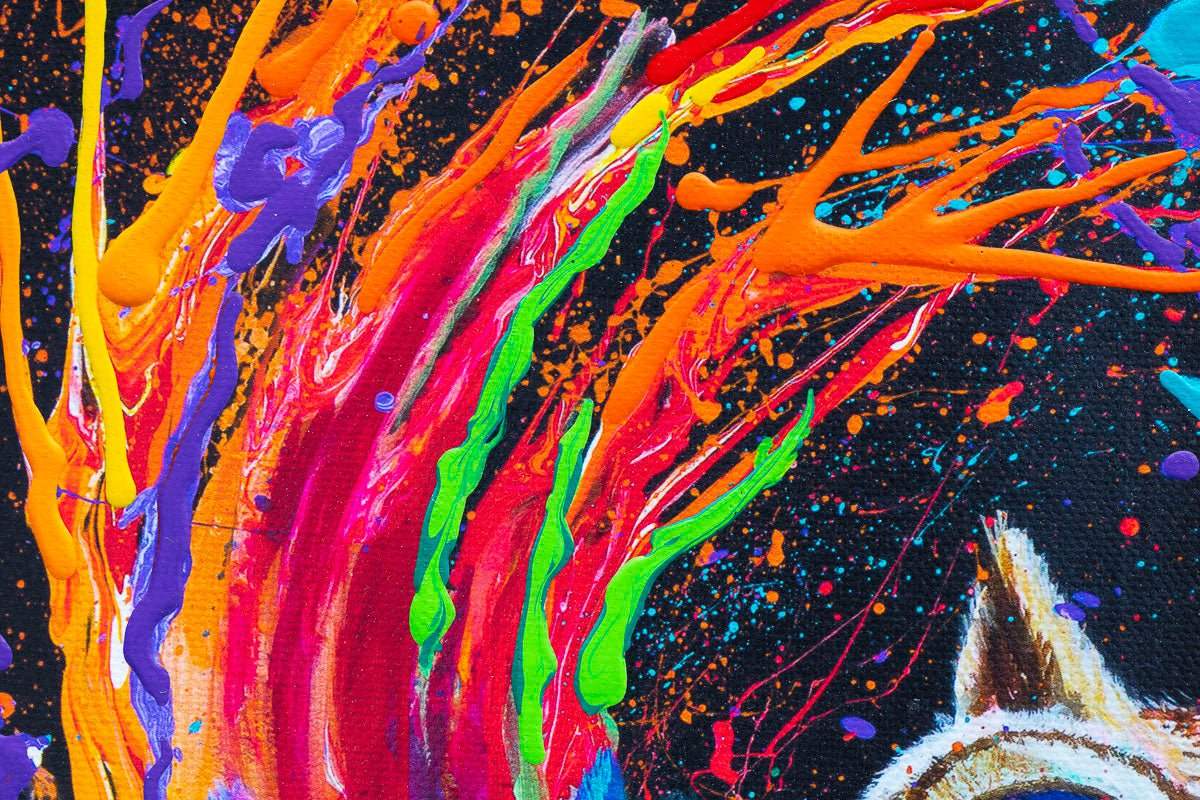 Bright Eyes Red - Edition by artist Michael Summers - Wyecliffe Galleries