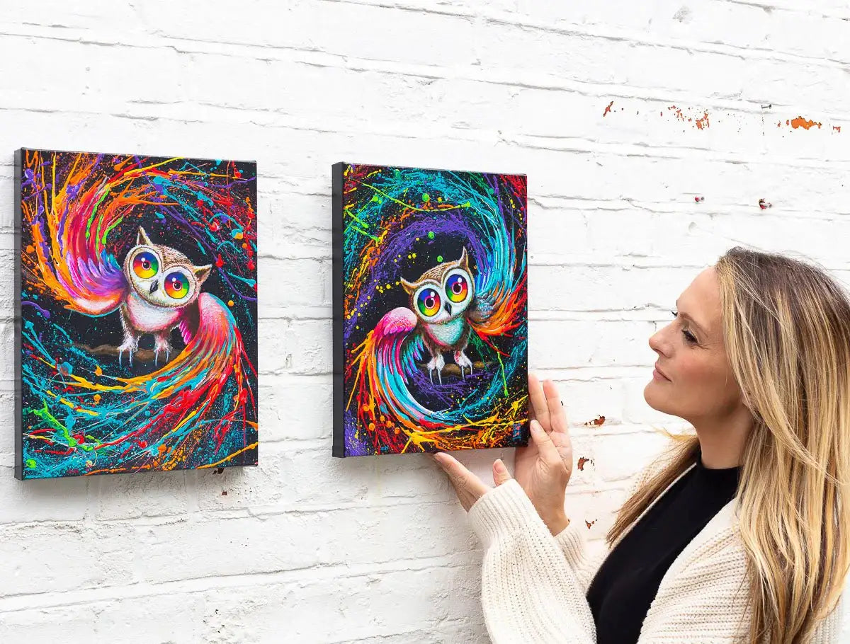 Bright Eyes Red - Edition by artist Michael Summers - Wyecliffe Galleries