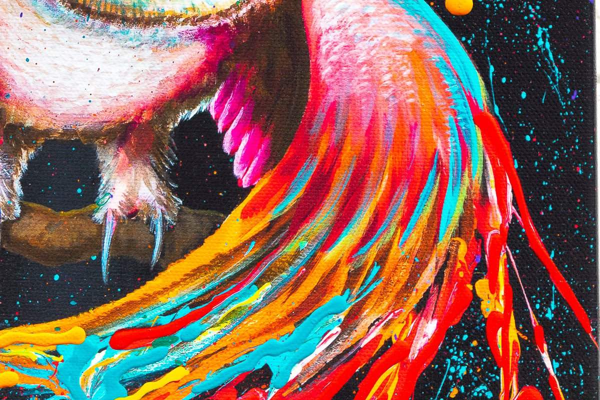 Bright Eyes Red - Edition by artist Michael Summers - Wyecliffe Galleries