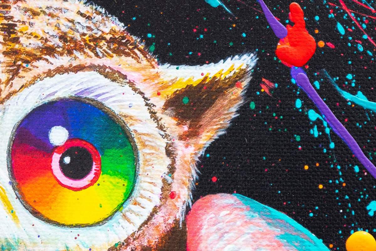 Bright Eyes Red - Edition by artist Michael Summers - Wyecliffe Galleries