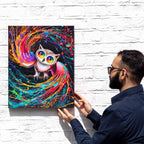 Bright Eyes Red - Edition by artist Michael Summers - Wyecliffe Galleries