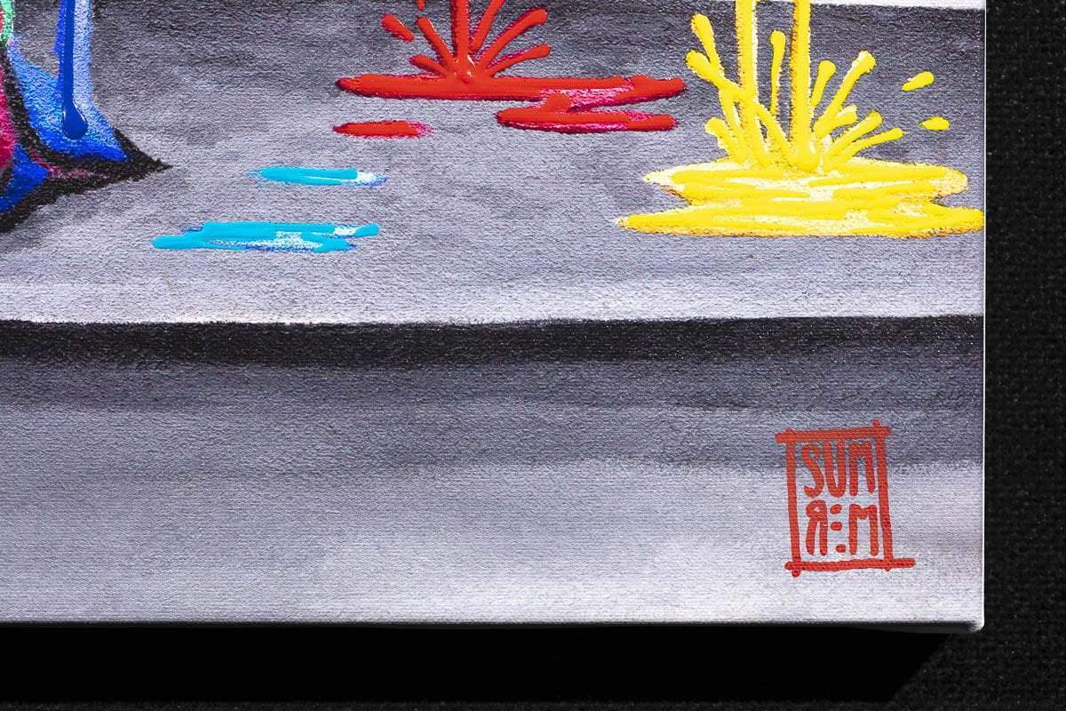 Catnap Mural - Edition - SOLD OUT by artist Michael Summers - Wyecliffe Galleries