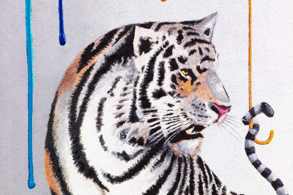 Catnap Mural - Edition - SOLD OUT by artist Michael Summers - Wyecliffe Galleries