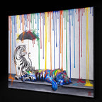 Catnap Mural - Edition - SOLD OUT by artist Michael Summers - Wyecliffe Galleries