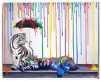 Catnap Mural - Edition - SOLD OUT by artist Michael Summers - Wyecliffe Galleries
