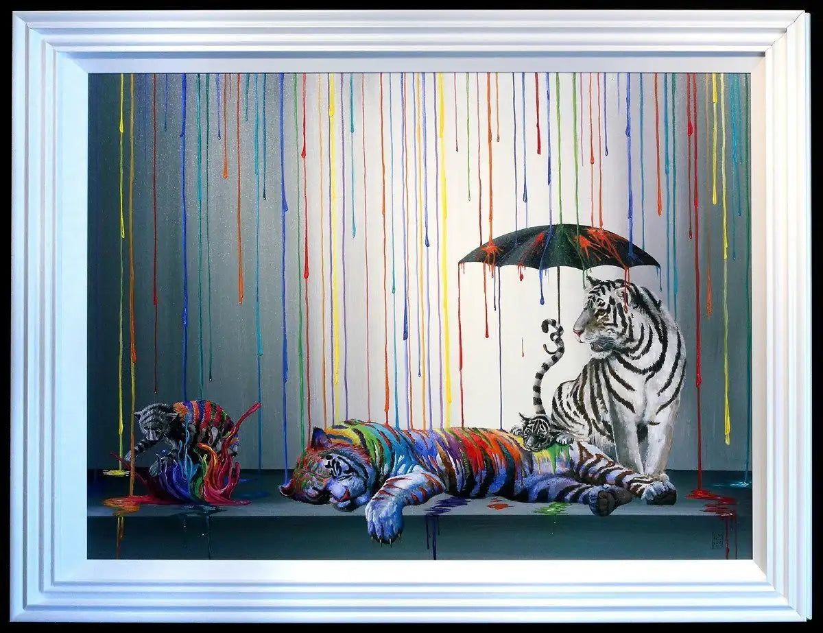 Catnip - SOLD OUT by artist Michael Summers - Wyecliffe Galleries