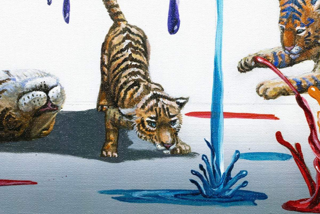 Colour Play - Limited Edition - SOLD OUT by artist Michael Summers - Wyecliffe Galleries