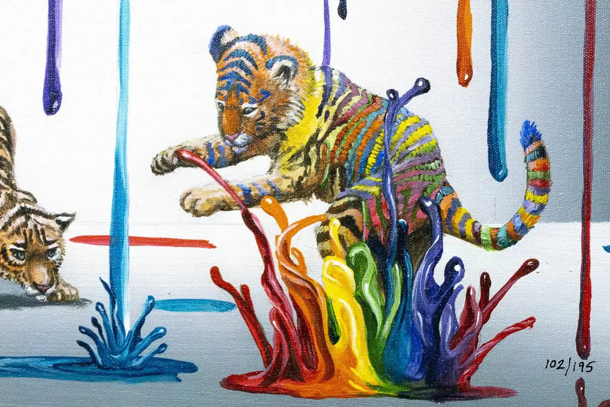 Colour Play - Limited Edition - SOLD OUT by artist Michael Summers - Wyecliffe Galleries