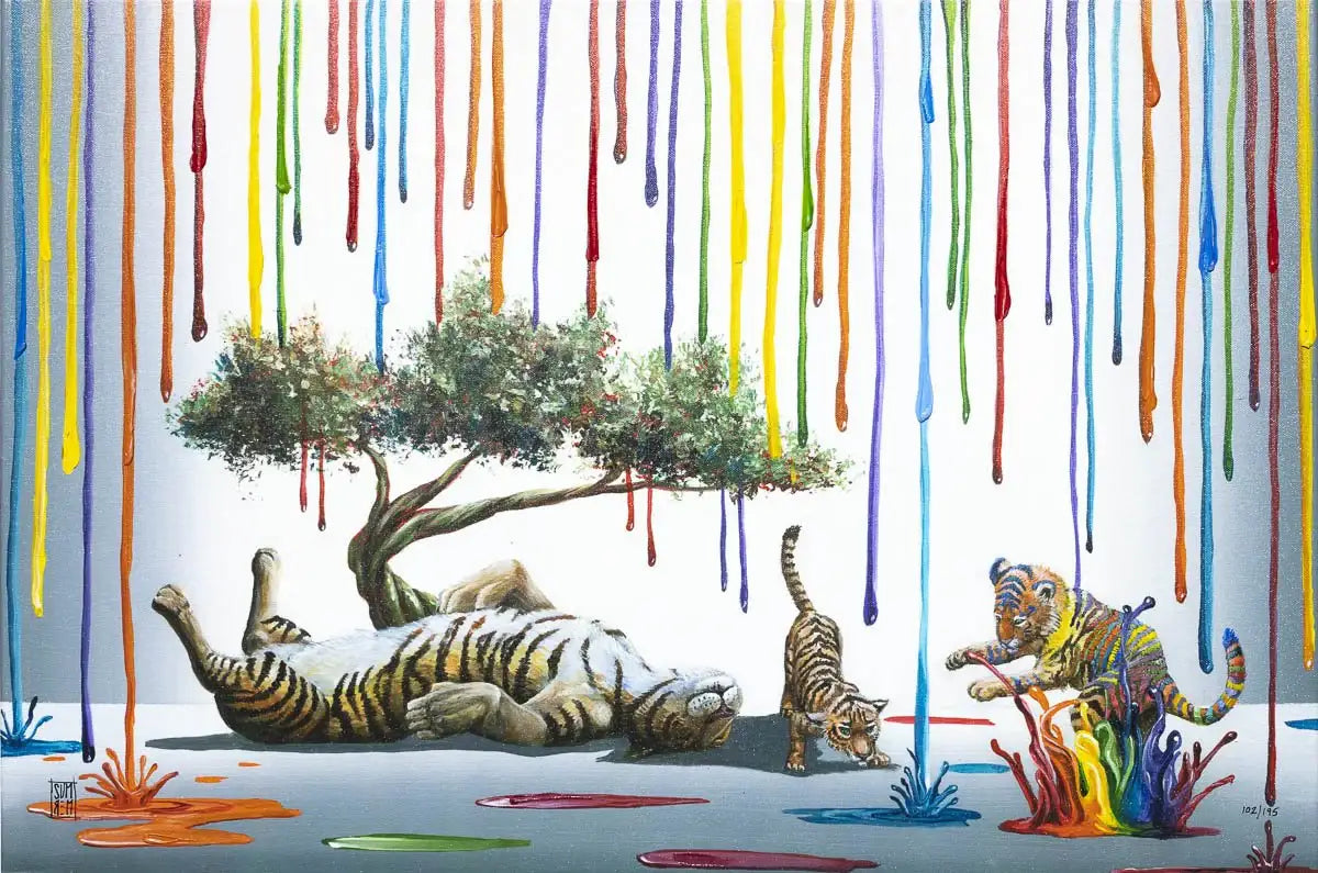 Colour Play - Limited Edition - SOLD OUT by artist Michael Summers - Wyecliffe Galleries