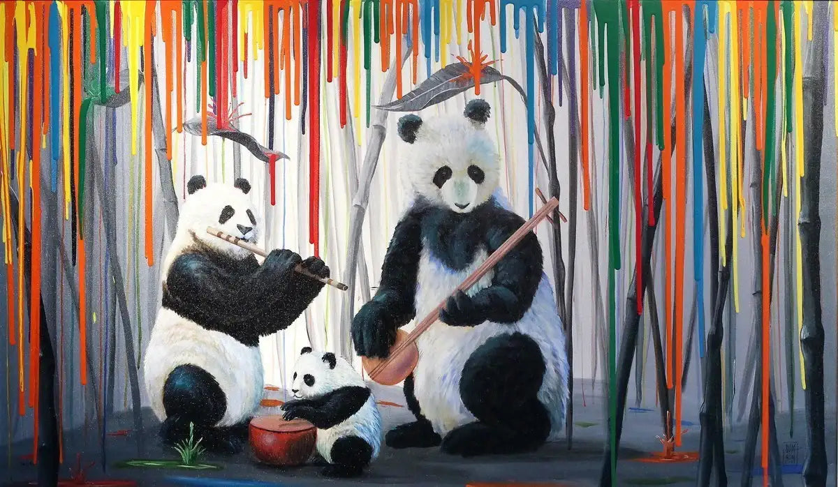 Family Band - SOLD OUT by artist Michael Summers - Wyecliffe Galleries