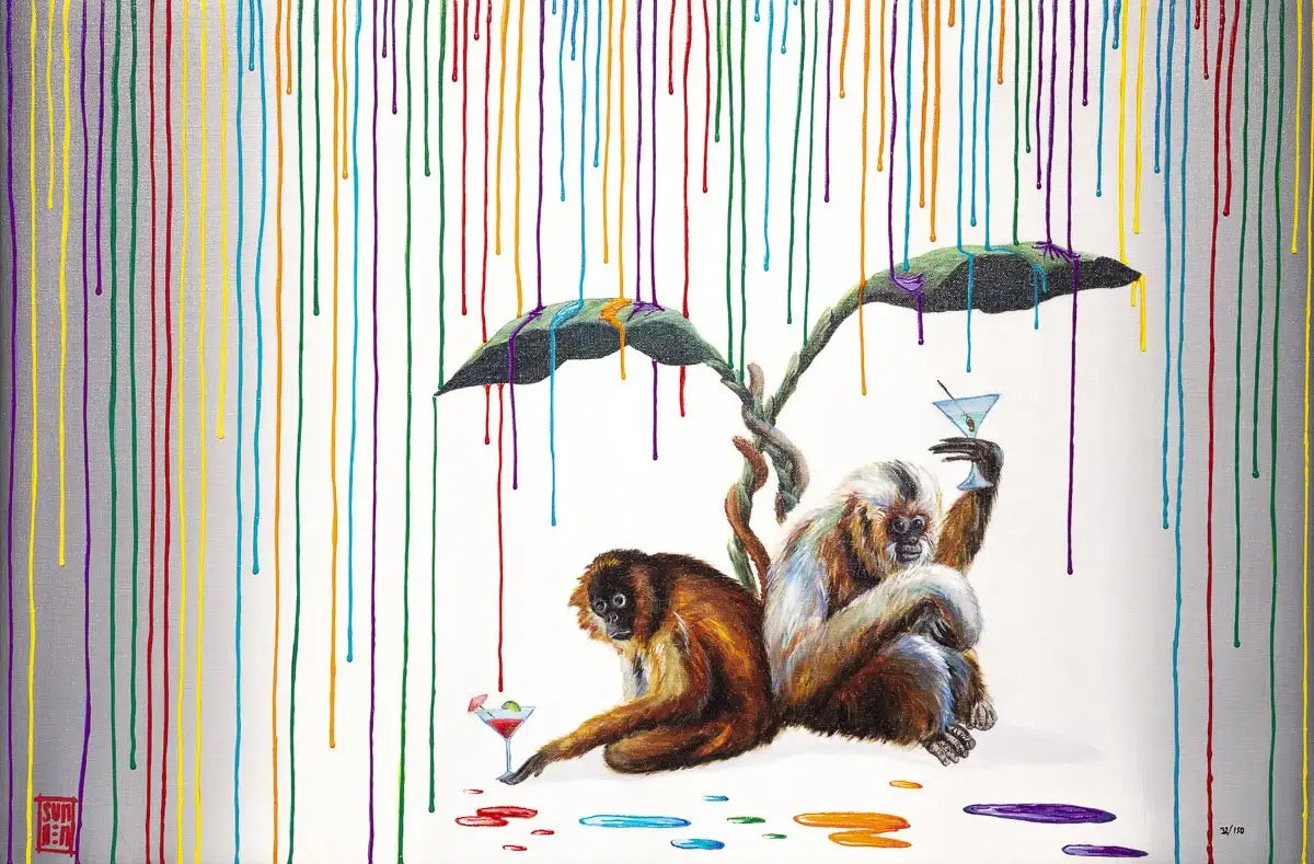 Happy Hour - Edition by artist Michael Summers - Wyecliffe Galleries