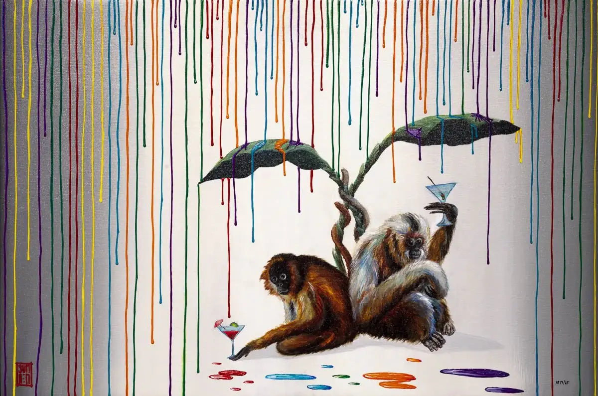 Happy Hour - Edition by artist Michael Summers - Wyecliffe Galleries