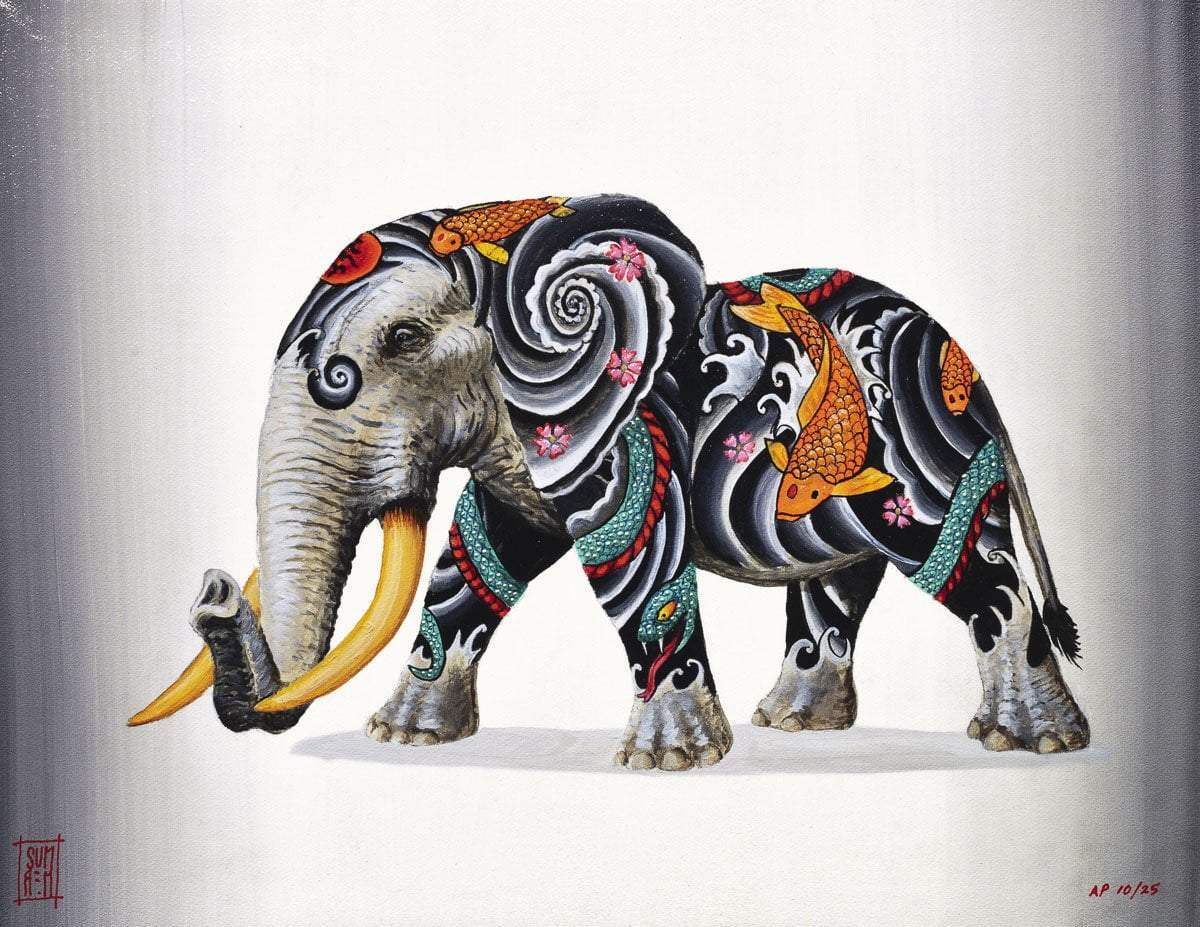 Horiyoshi's Pride - Edition by artist Michael Summers - Wyecliffe Galleries