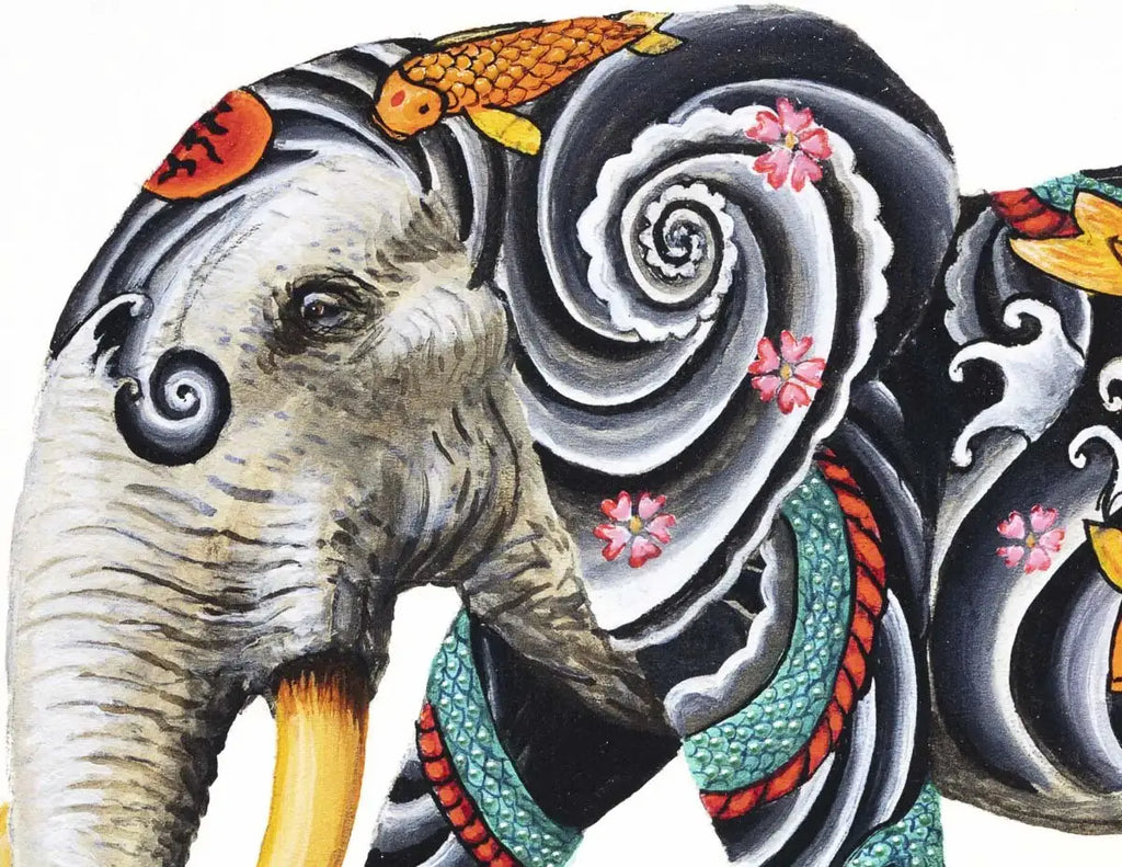 Horiyoshi's Pride - Edition by artist Michael Summers - Wyecliffe Galleries