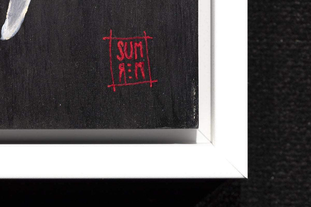 Humpback Whale I - Original - SOLD by artist Michael Summers - Wyecliffe Galleries