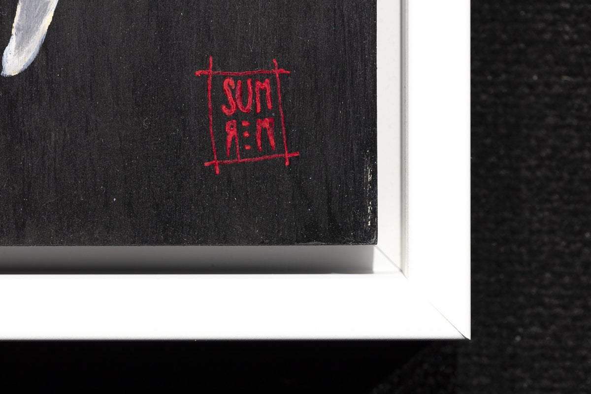 Humpback Whale I - Original - SOLD by artist Michael Summers - Wyecliffe Galleries