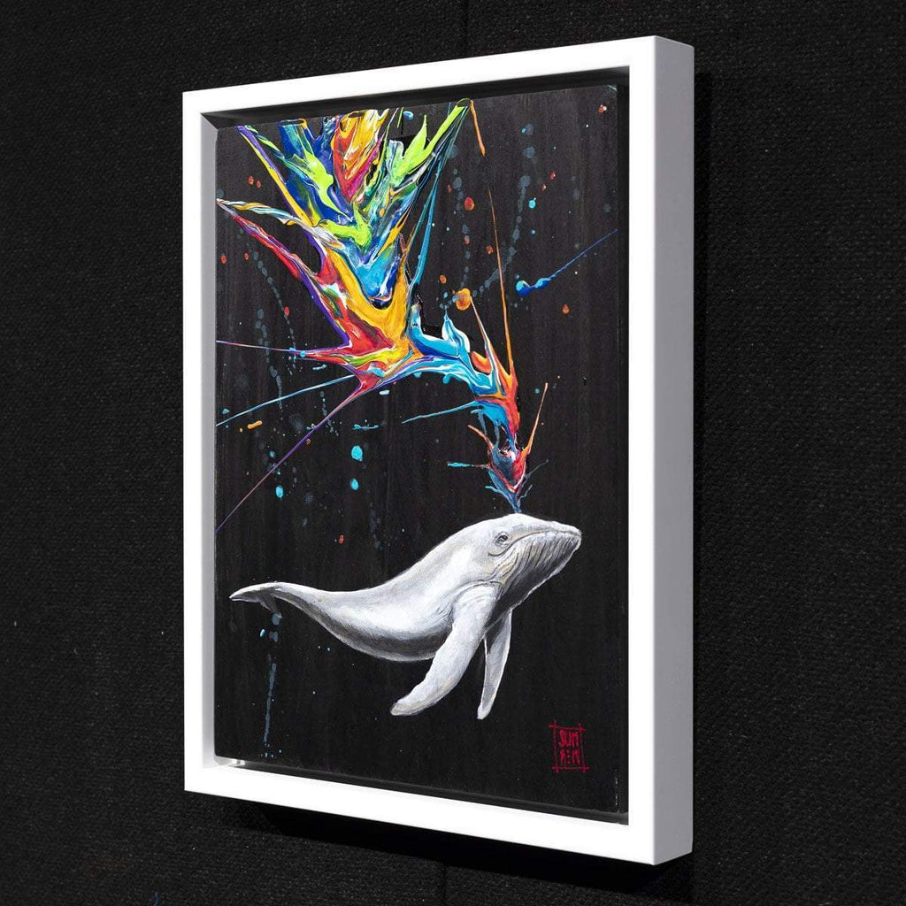 Humpback Whale I - Original - SOLD by artist Michael Summers - Wyecliffe Galleries