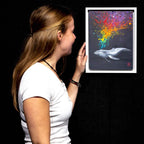 Humpback Whale II - Original - SOLD by artist Michael Summers - Wyecliffe Galleries