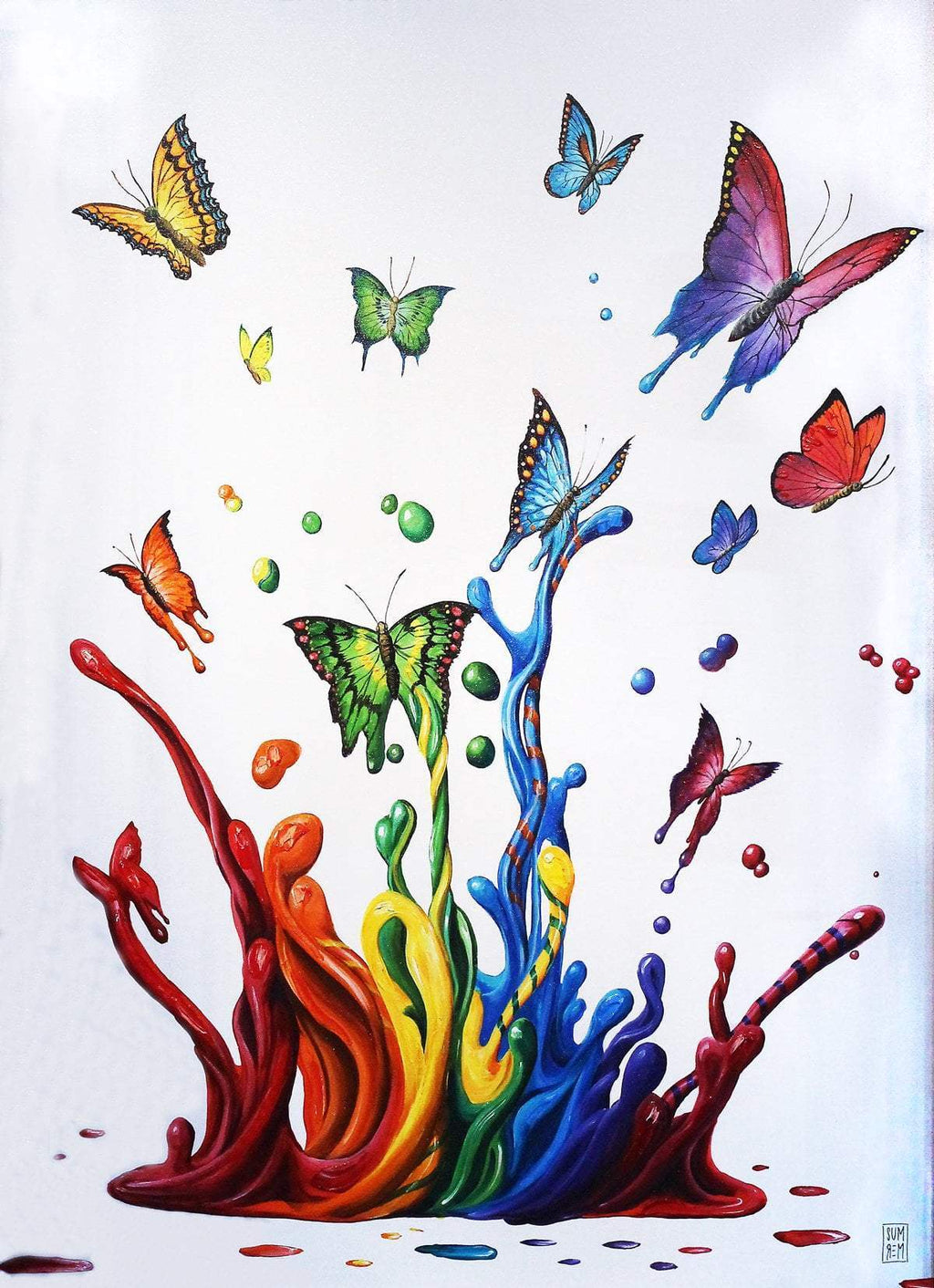 In Flight - Limited Edition - SOLD OUT by artist Michael Summers - Wyecliffe Galleries