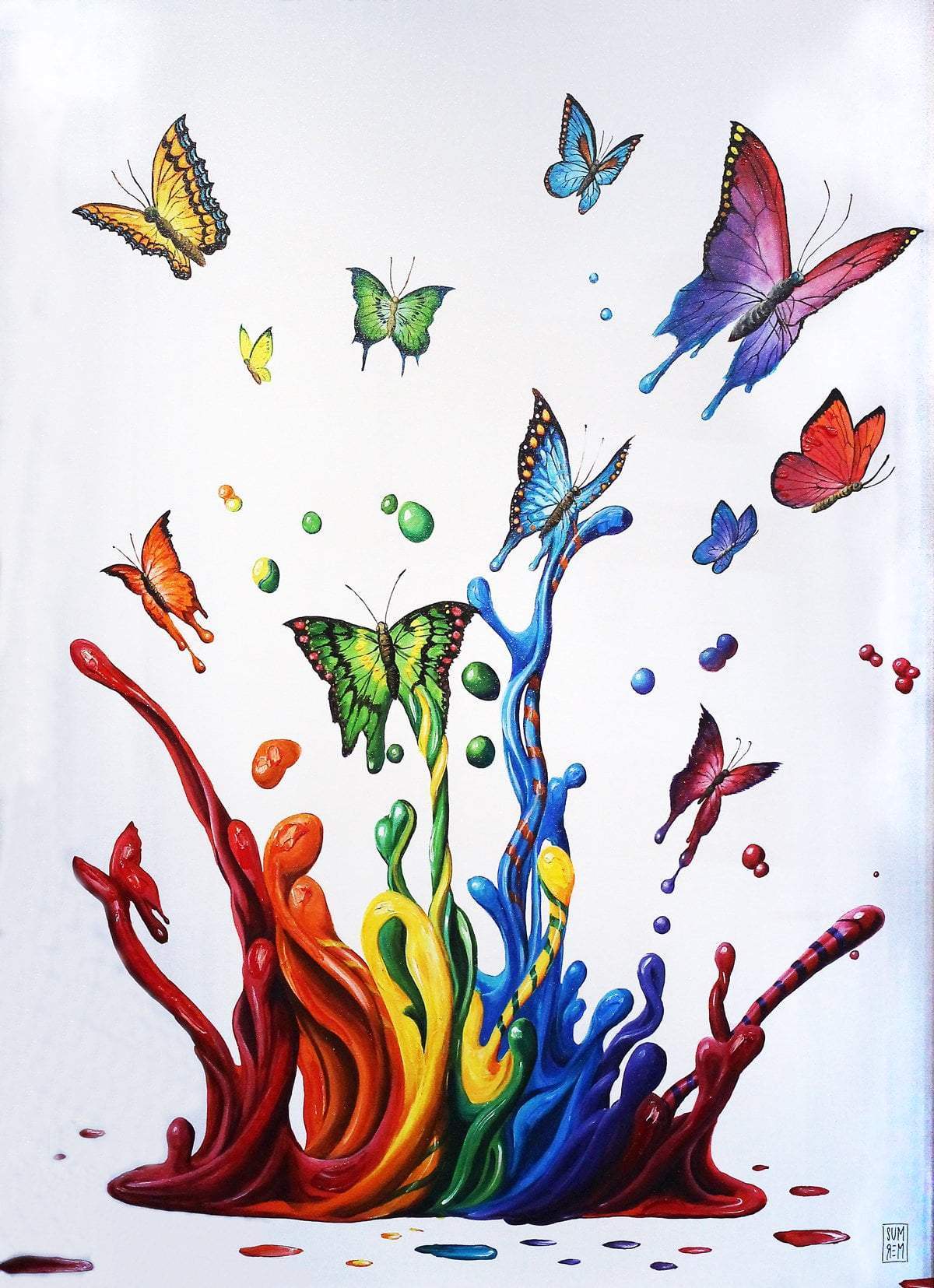 In Flight - Limited Edition - SOLD OUT by artist Michael Summers - Wyecliffe Galleries