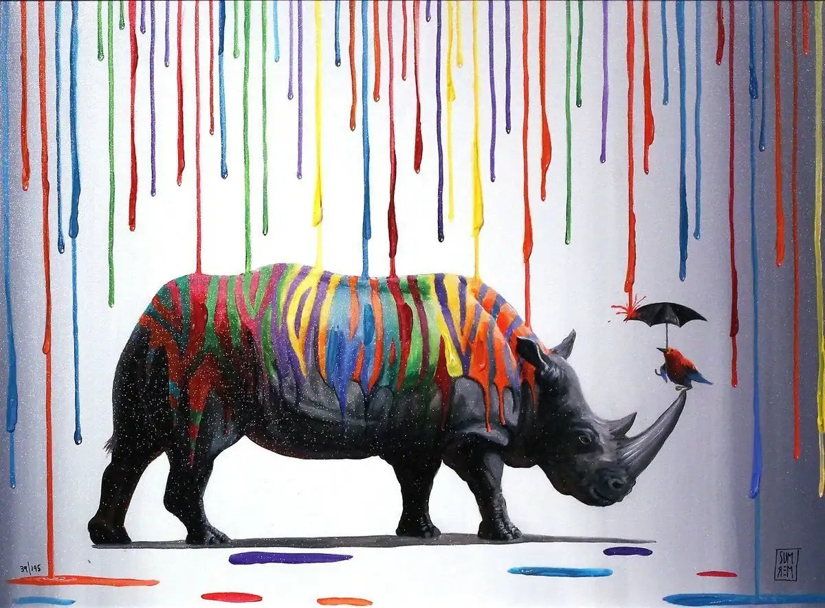 My Little Friend - Limited Edition - SOLD OUT by artist Michael Summers - Wyecliffe Galleries