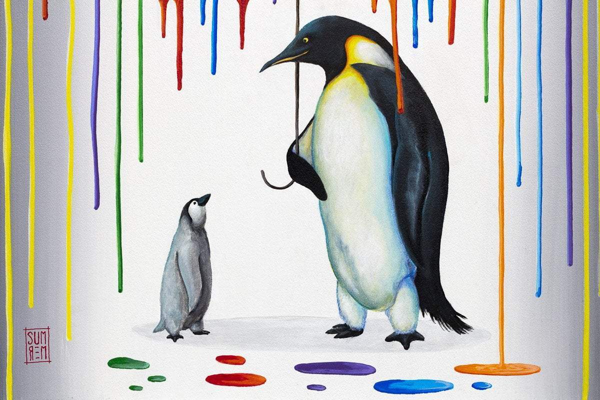 Rain Showers - Original - SOLD OUT by artist Michael Summers - Wyecliffe Galleries