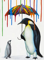 Rain Showers - Original - SOLD OUT by artist Michael Summers - Wyecliffe Galleries