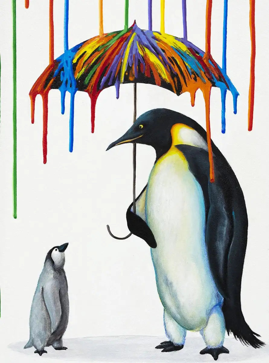 Rain Showers - Original - SOLD OUT by artist Michael Summers - Wyecliffe Galleries