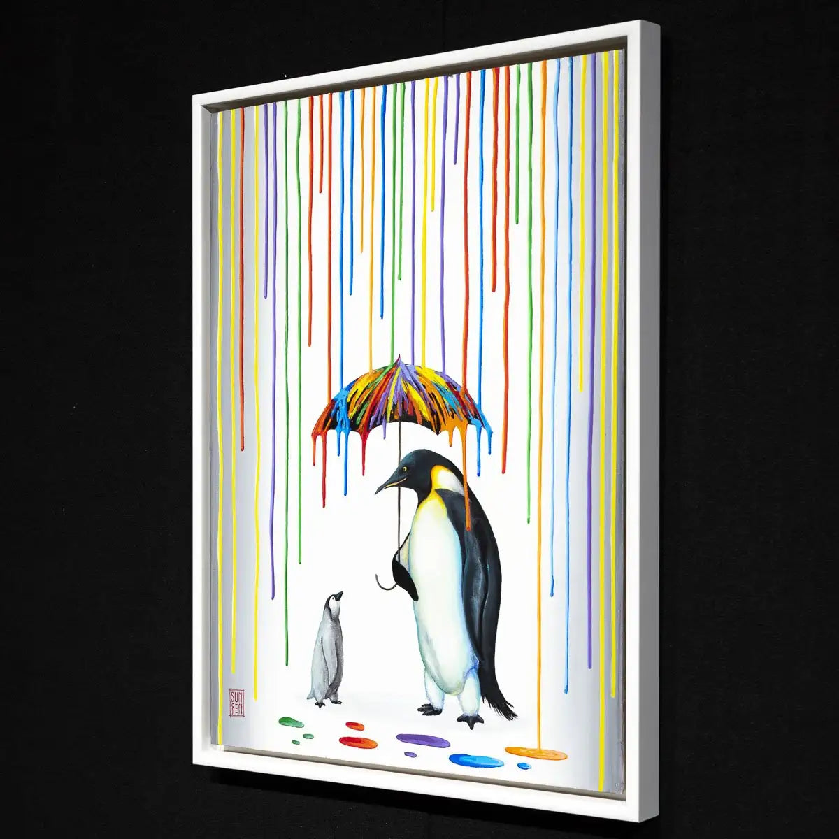 Rain Showers - Original - SOLD OUT by artist Michael Summers - Wyecliffe Galleries