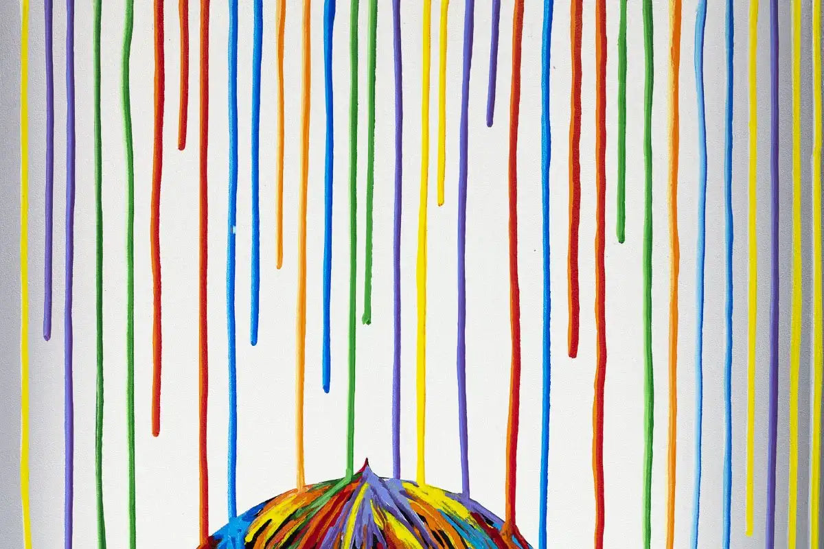 Rain Showers - Original - SOLD OUT by artist Michael Summers - Wyecliffe Galleries