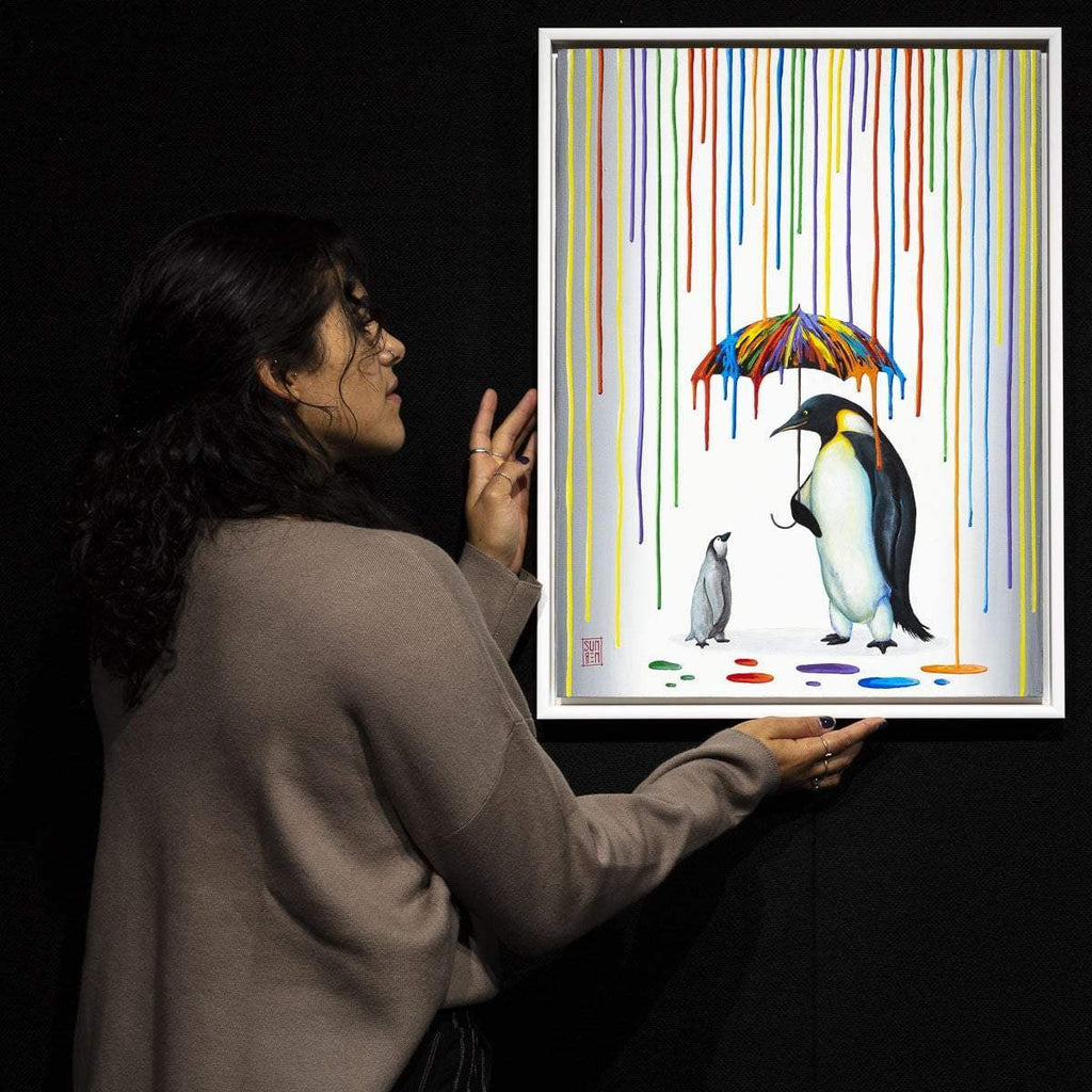 Rain Showers - Original - SOLD OUT by artist Michael Summers - Wyecliffe Galleries