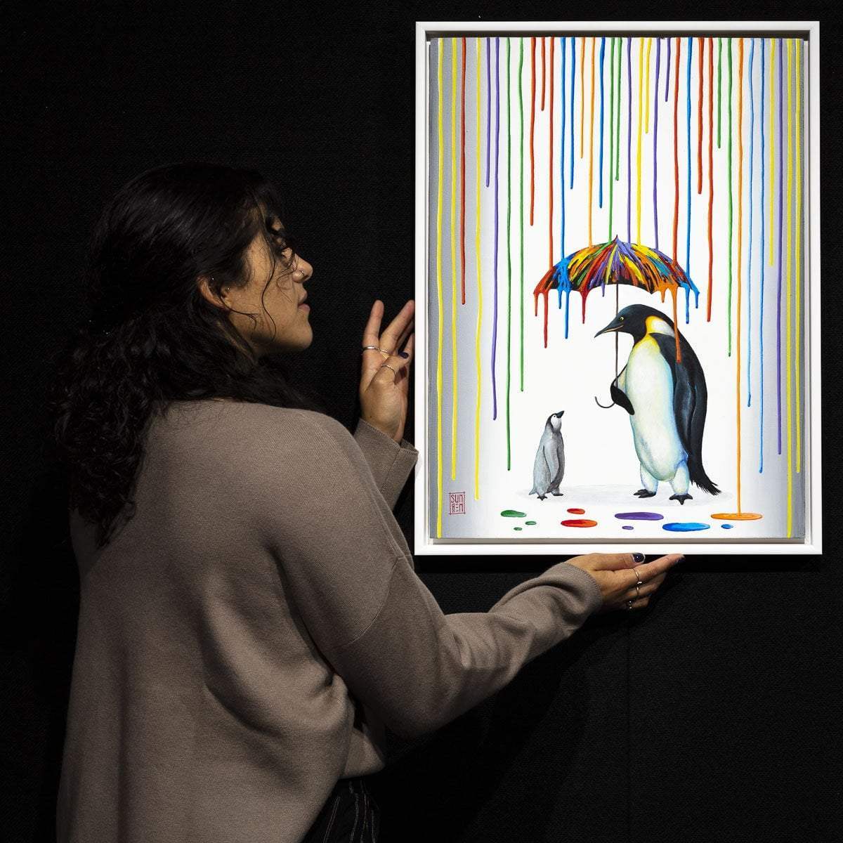 Rain Showers - Original - SOLD OUT by artist Michael Summers - Wyecliffe Galleries