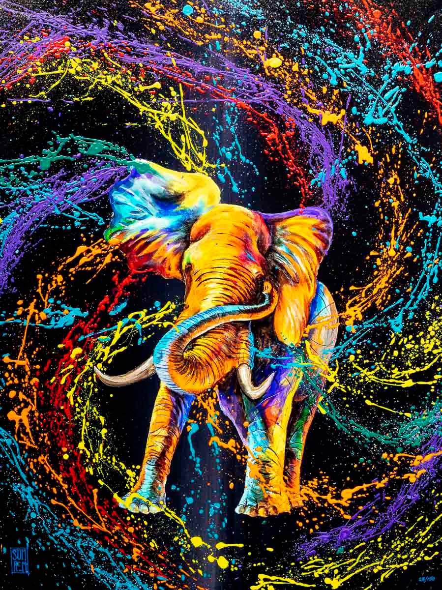 Shake it Off - Edition by artist Michael Summers - Wyecliffe Galleries