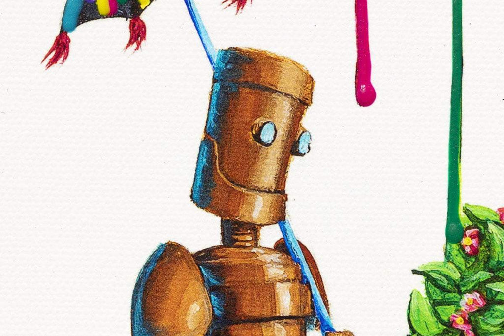 Sir Lance-A-Bot - Edition by artist Michael Summers - Wyecliffe Galleries