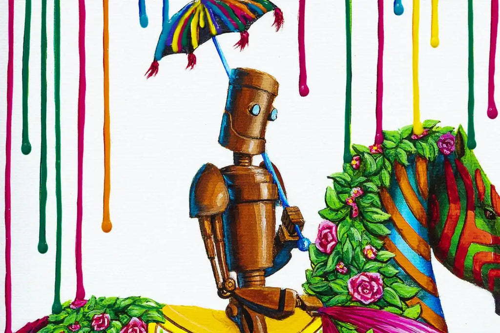Sir Lance-A-Bot - Edition by artist Michael Summers - Wyecliffe Galleries