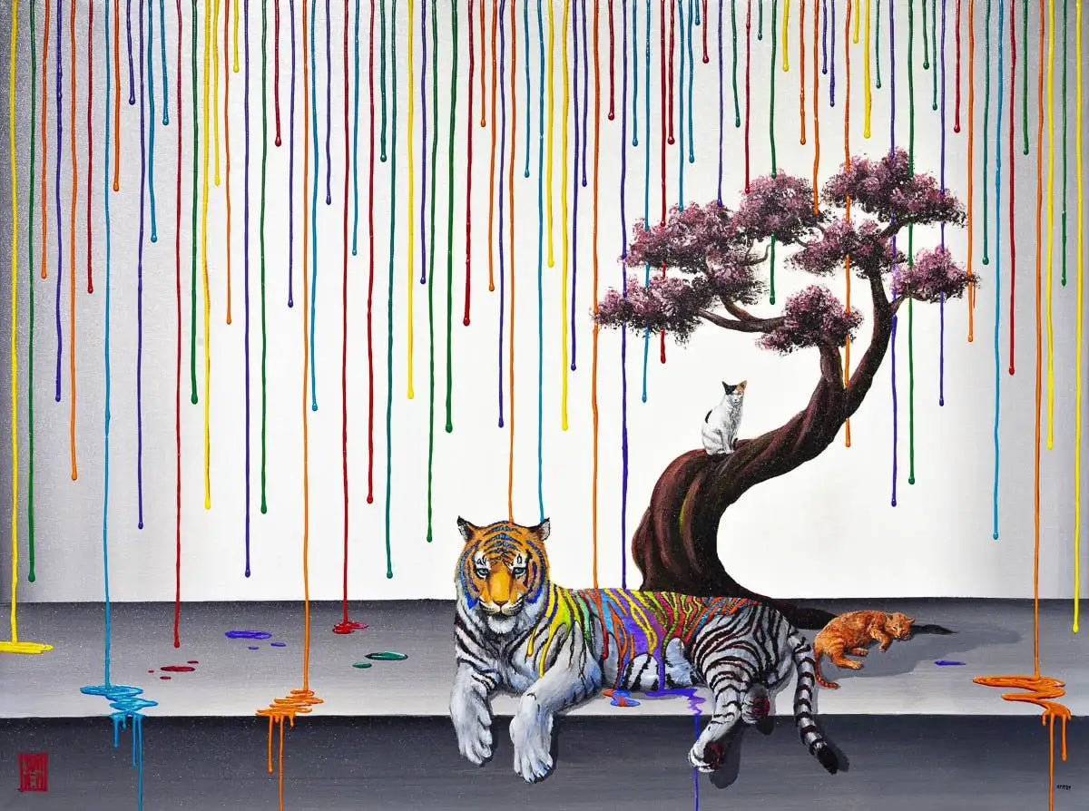 Spirit Animal - Edition by artist Michael Summers - Wyecliffe Galleries