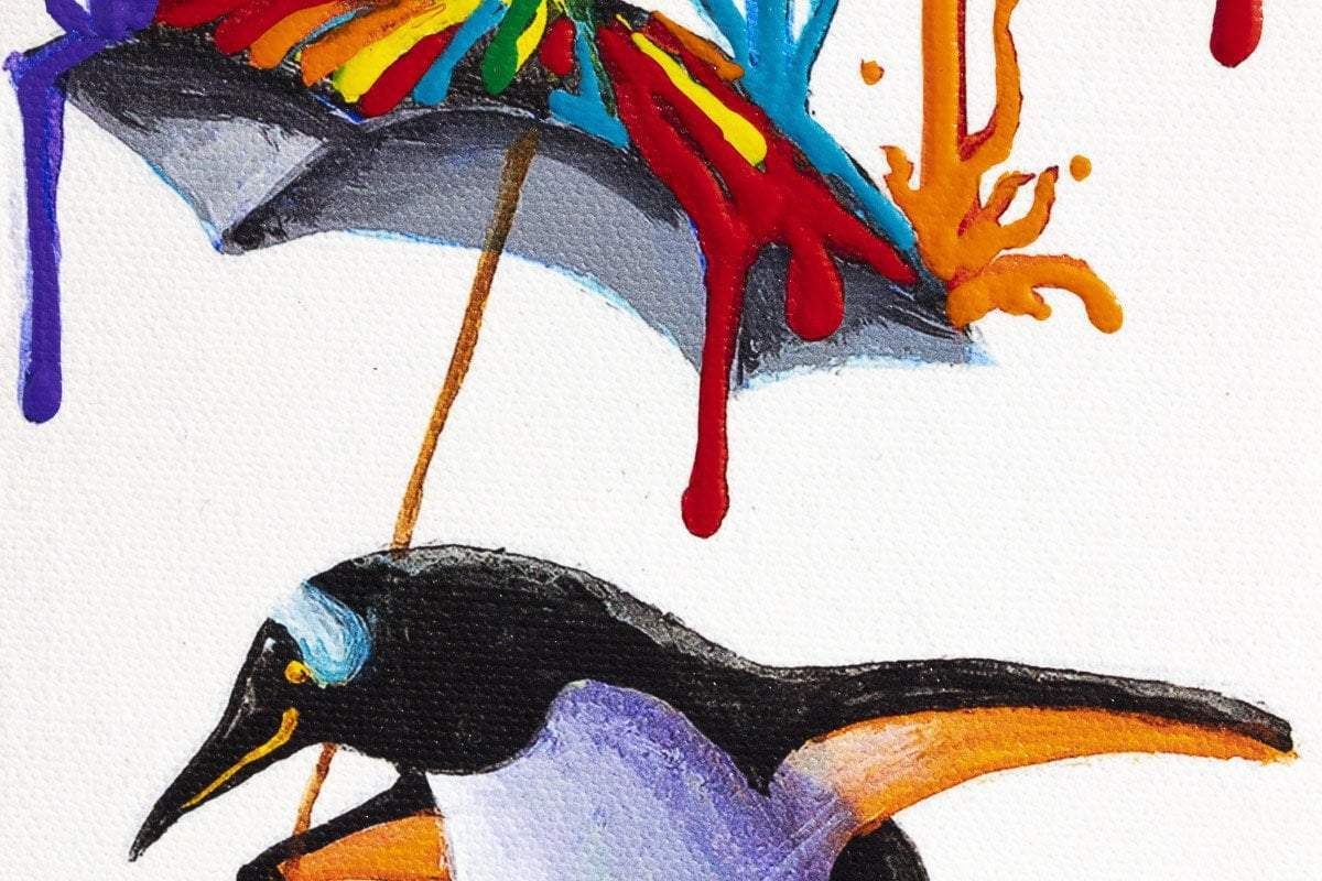 Unlikely Companions - Edition - SOLD by artist Michael Summers - Wyecliffe Galleries