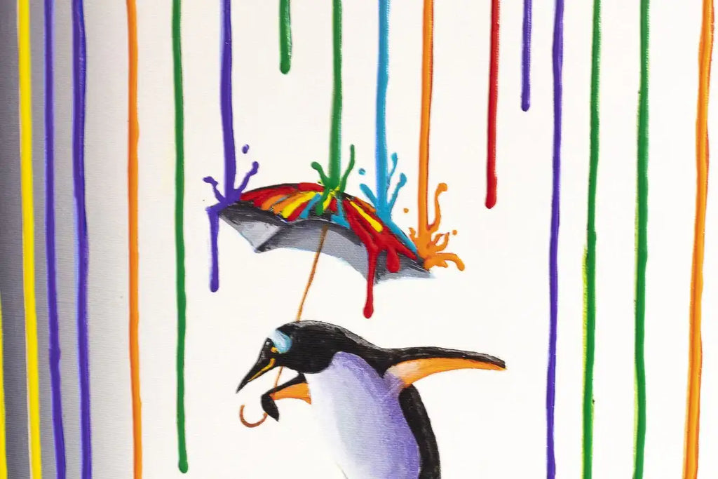 Unlikely Companions - Edition - SOLD by artist Michael Summers - Wyecliffe Galleries