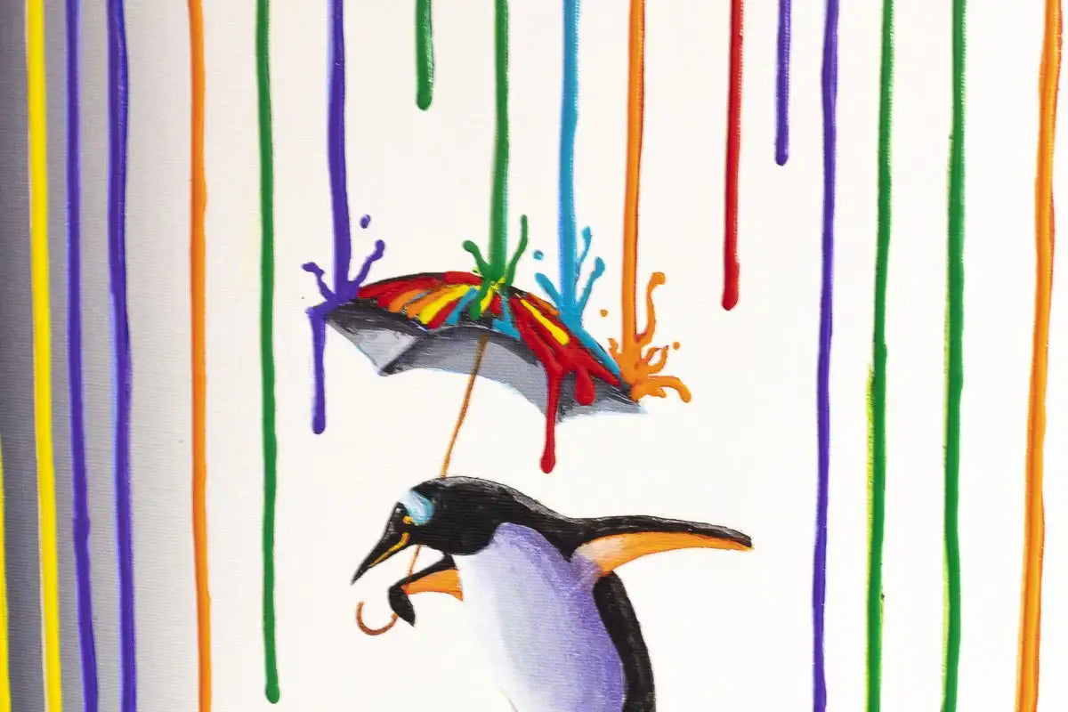 Unlikely Companions - Edition - SOLD by artist Michael Summers - Wyecliffe Galleries