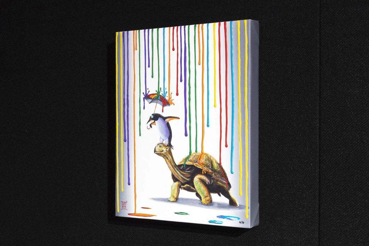 Unlikely Companions - Edition - SOLD by artist Michael Summers - Wyecliffe Galleries