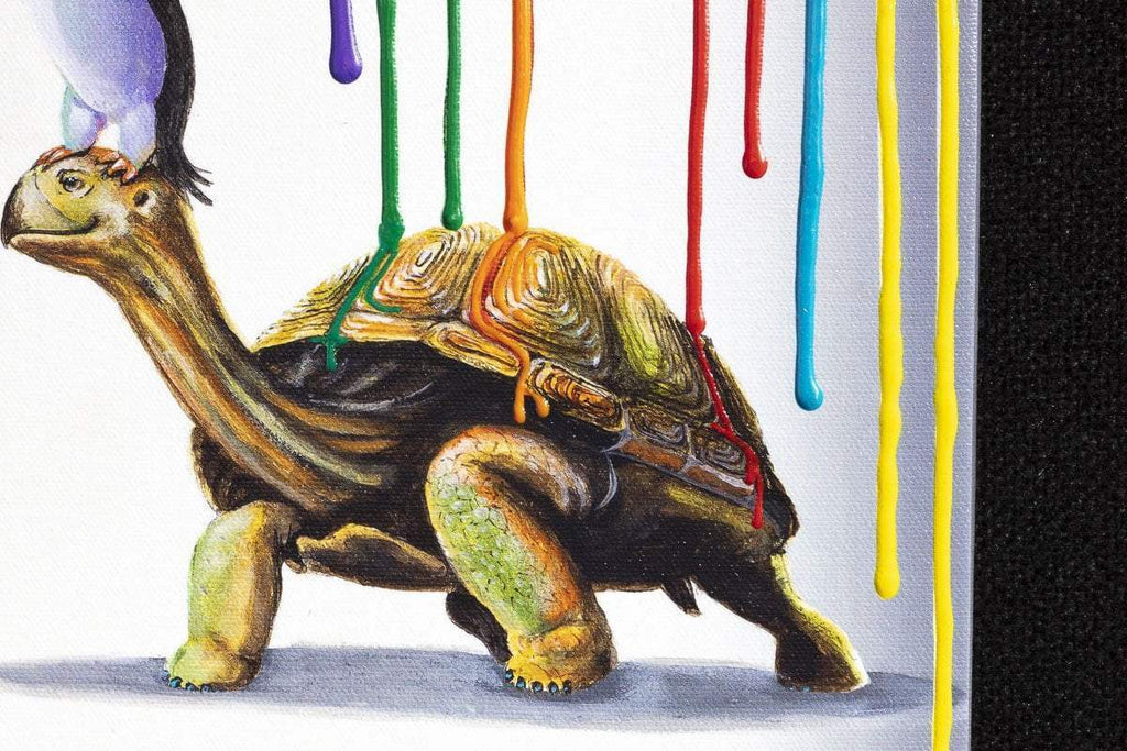 Unlikely Companions - Edition - SOLD by artist Michael Summers - Wyecliffe Galleries