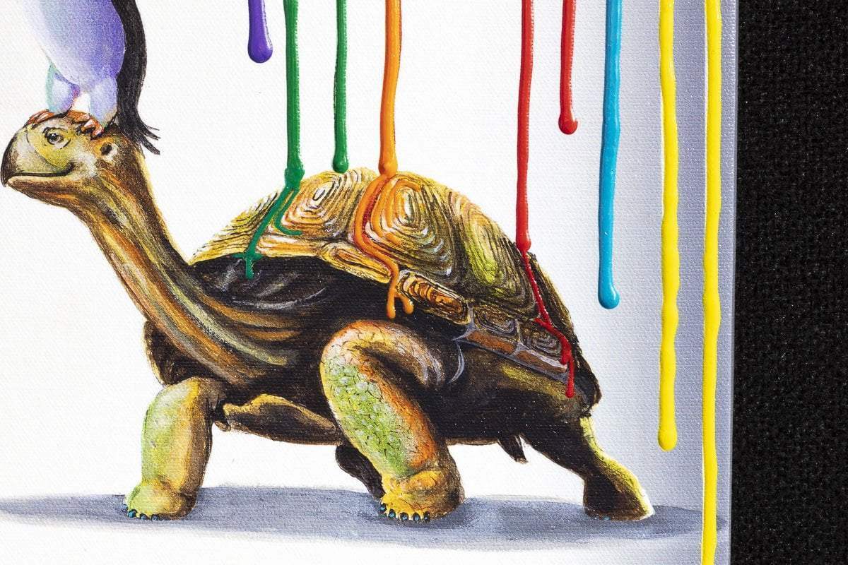 Unlikely Companions - Edition - SOLD by artist Michael Summers - Wyecliffe Galleries