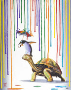 Unlikely Companions - Edition - SOLD by artist Michael Summers - Wyecliffe Galleries