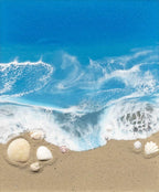 At the Seaside - Original - SOLD by artist Michelle Smith - Wyecliffe Galleries