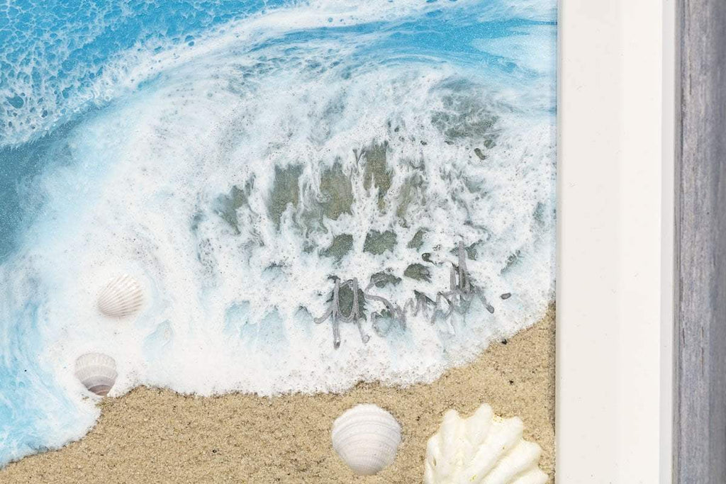 At the Seaside - Original - SOLD by artist Michelle Smith - Wyecliffe Galleries