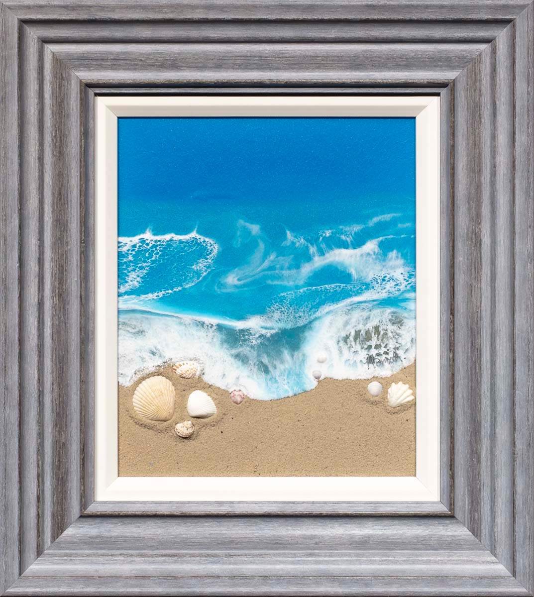 At the Seaside - Original - SOLD by artist Michelle Smith - Wyecliffe Galleries