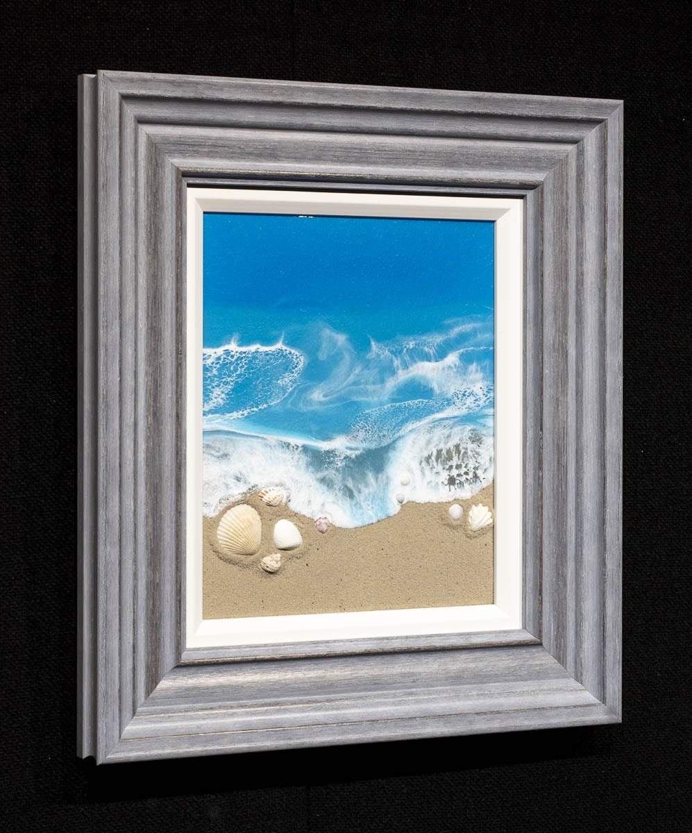 At the Seaside - Original Michelle Smith Framed
